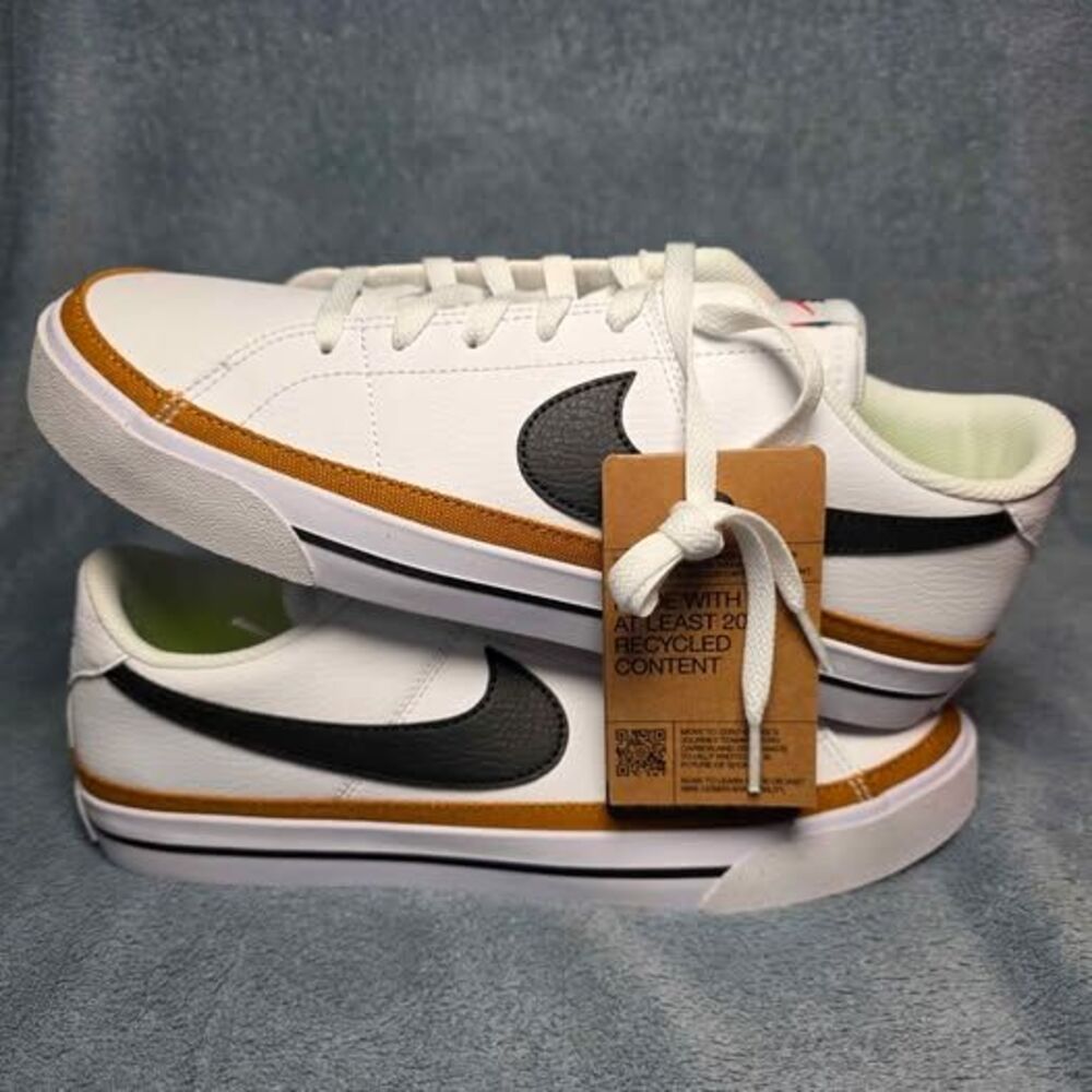 Nike Court Legacy NN White/Black Desert Women's Size US 10.5 - Picture 3 of 8